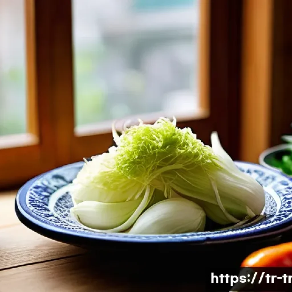 전통 김치 제조법 - A vibrant kitchen scene featuring a Turkish home cook preparing traditional kimchi ingredients on a ...